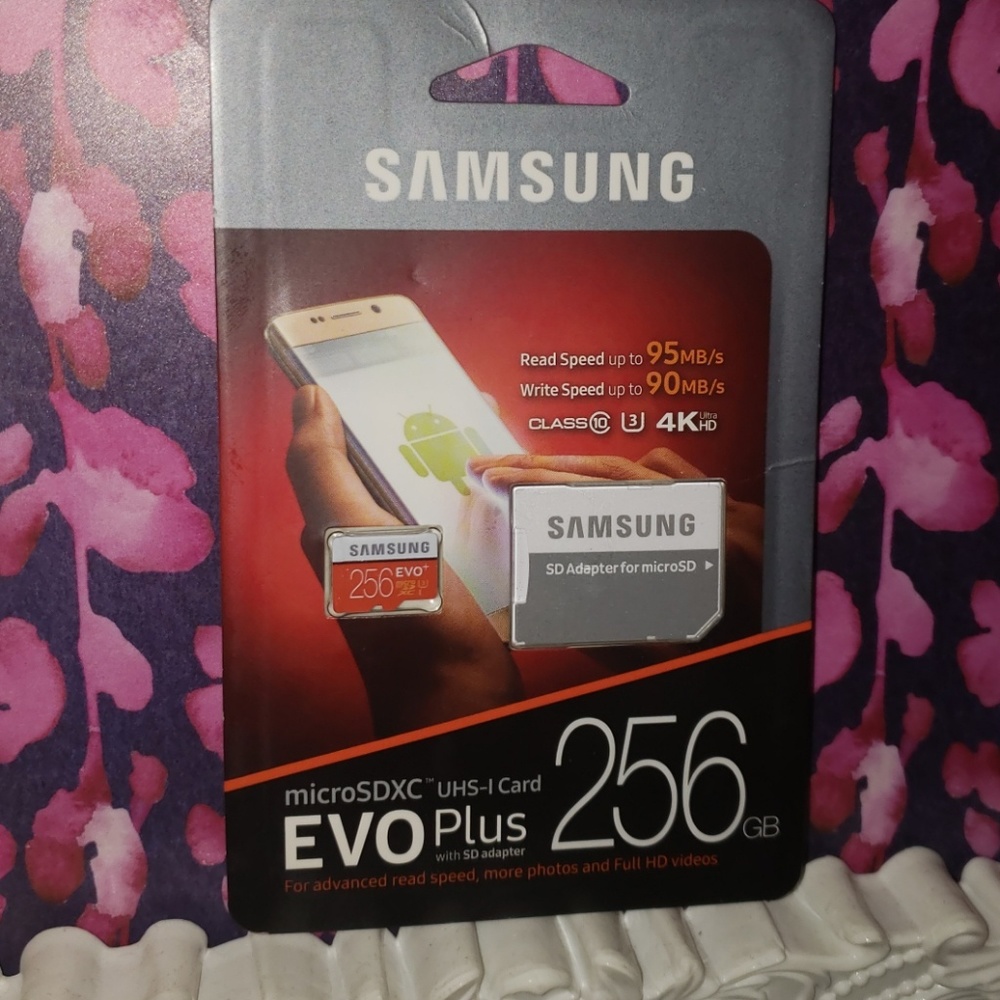 Evo Plus 256 gb micro sd card